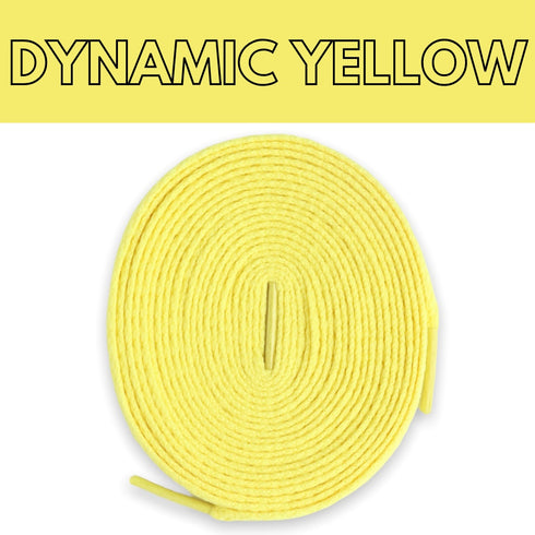 Jordan 1 Laces Basics Flat Thin - Dynamic Yellow Laces